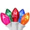 25ct. Multicolor C7 Christmas String Lights with White Wire